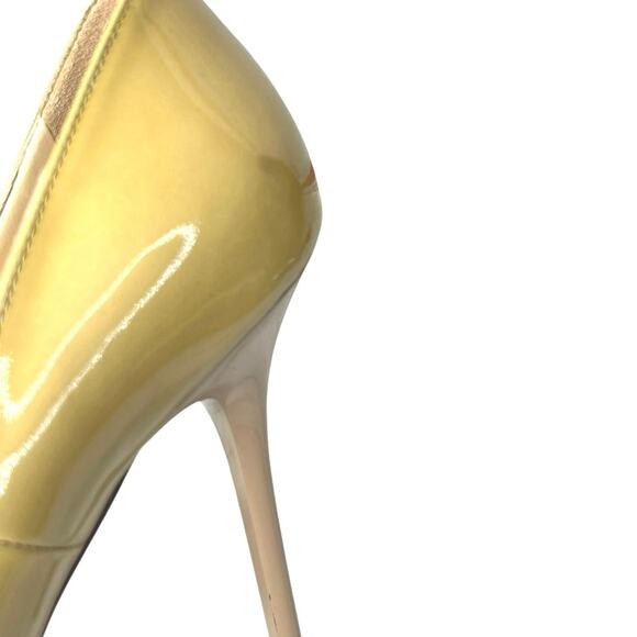 Jimmy Choo Women’s Cream Patent Leather Heels Size 39.5 US 9.5 - Picture 12 of 12